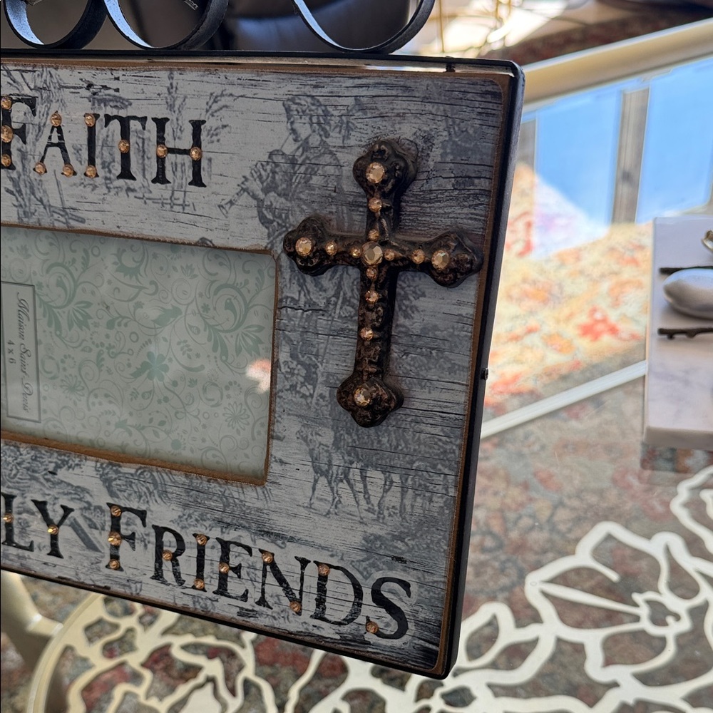 Frame Rustic Faith Family Friends Photo Frame - Picture 7 of 9